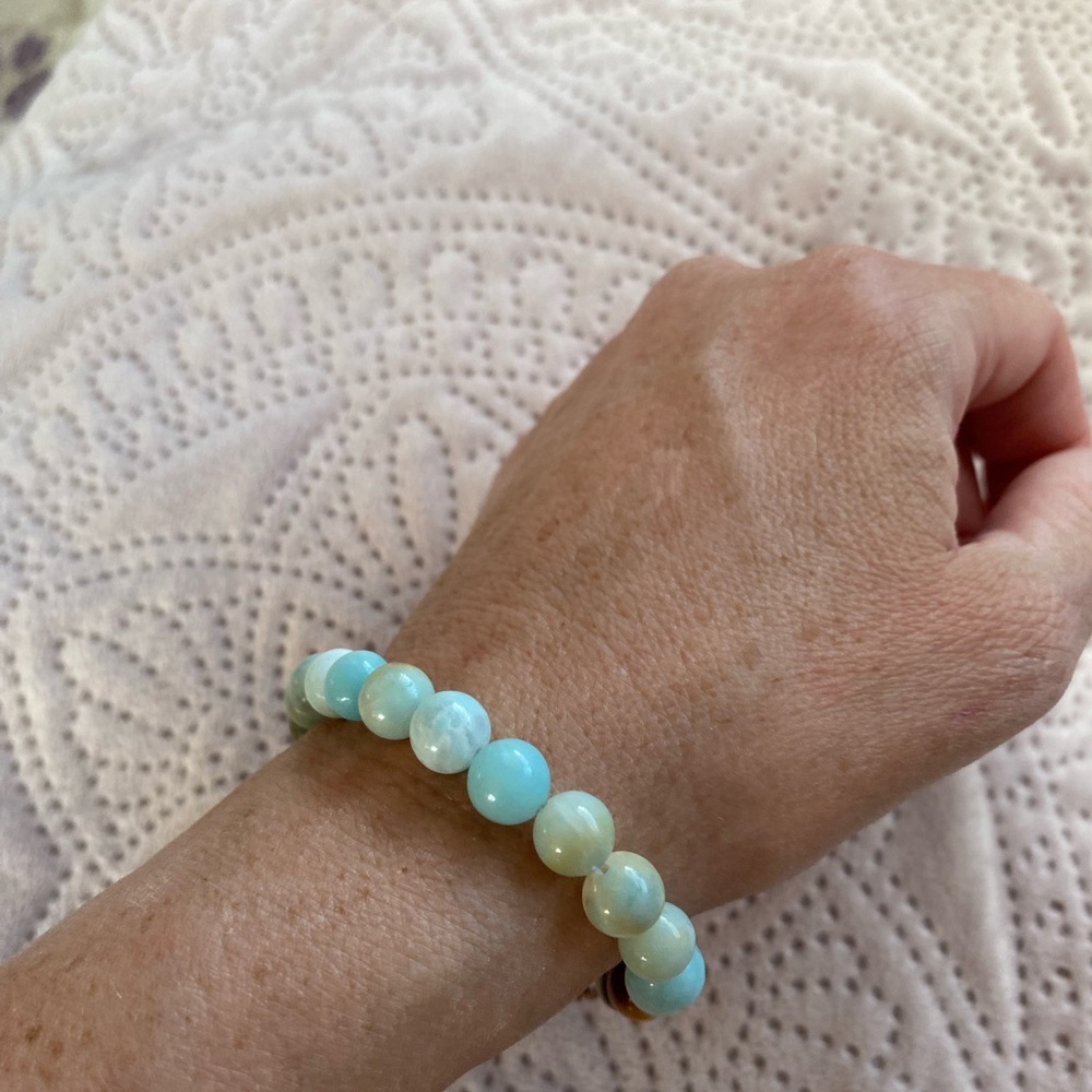 Beautiful amazonite bracelet - Picture 3 of 7